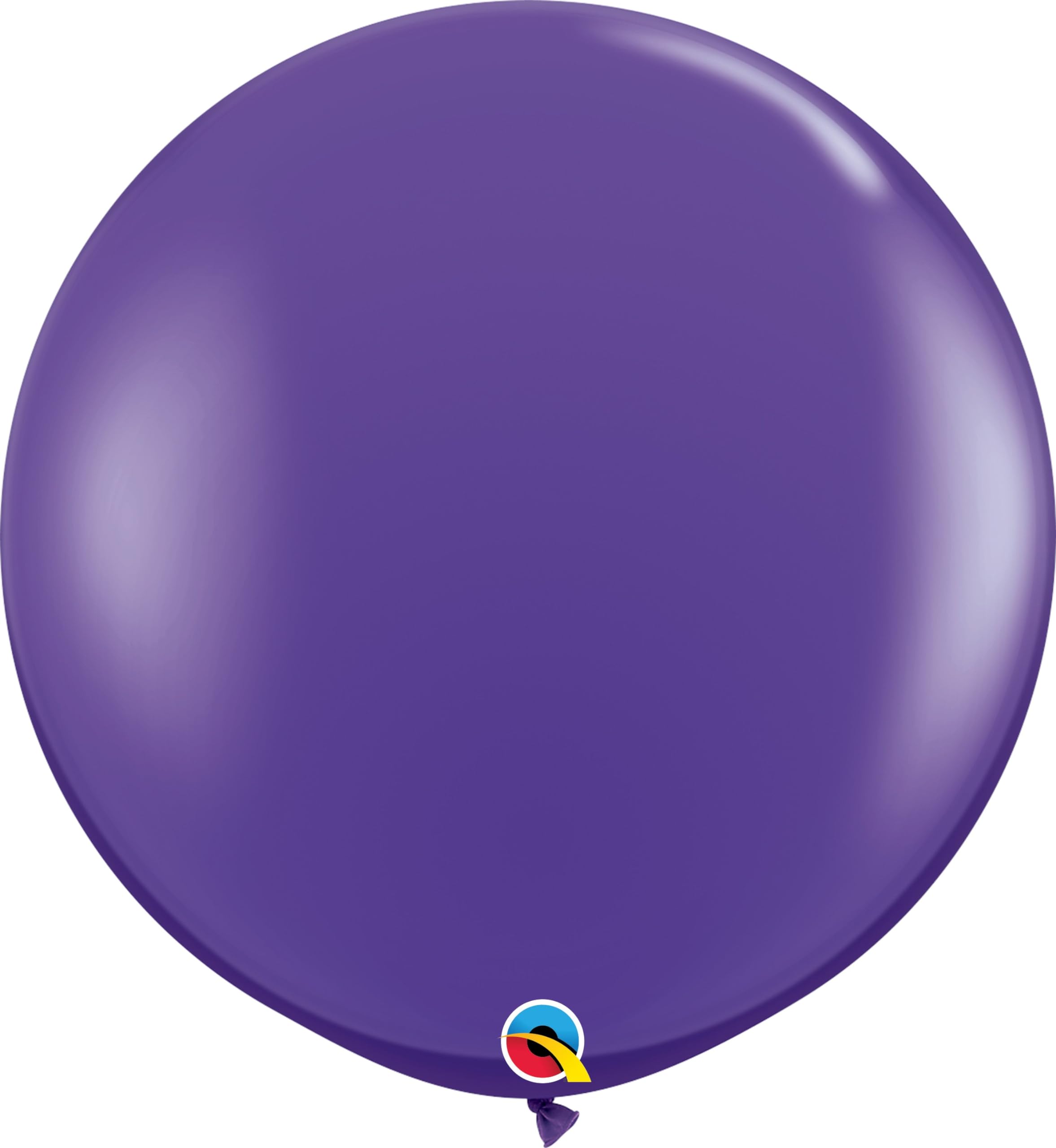 Qualatex 36 Inch Round Latex Balloons - Purple Violet for Party Decorations, Birthday Celebrations & Special Events