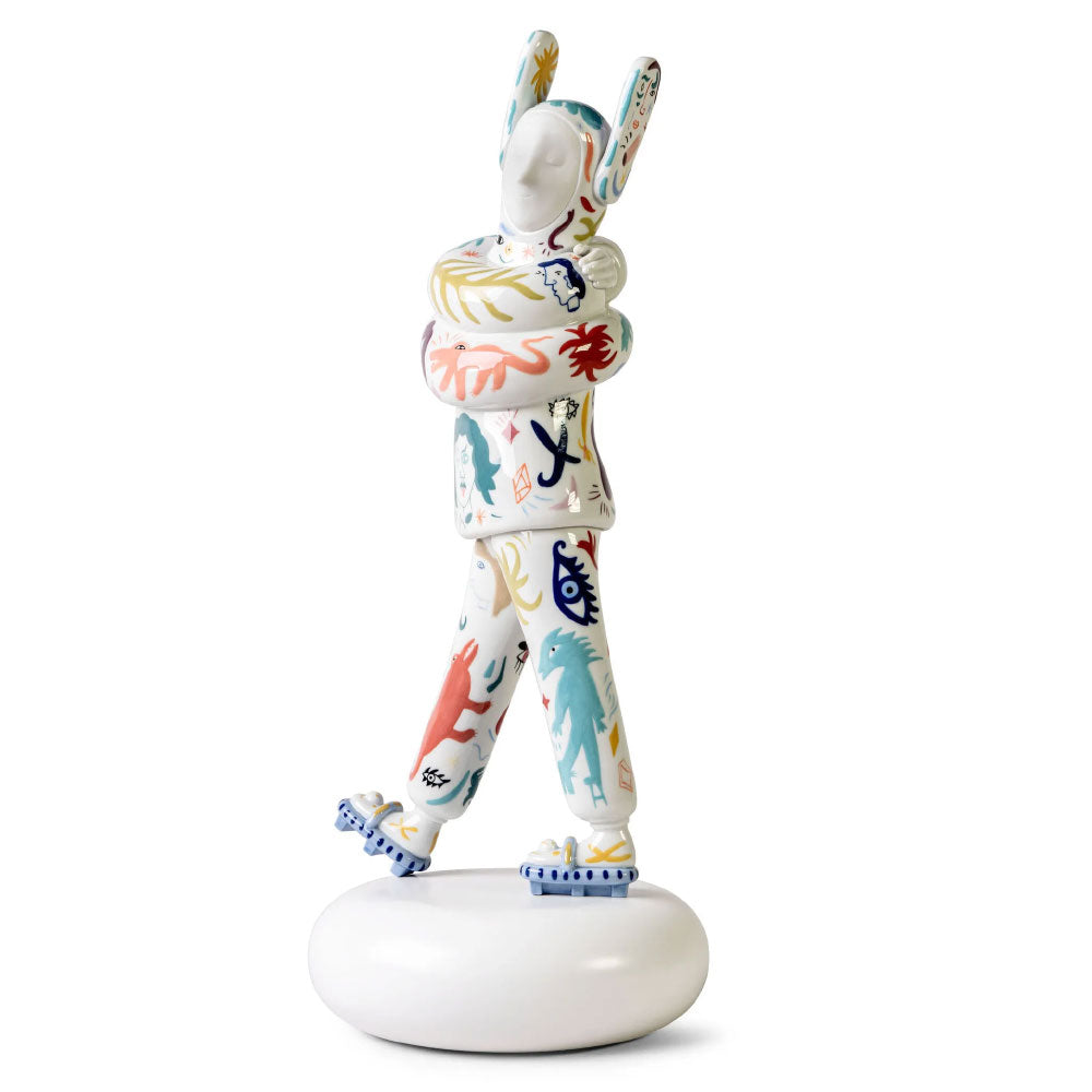 Jaime Hayon Limited Edition Embraced Sculpture - Modern Art Collectible for Home & Office Decor