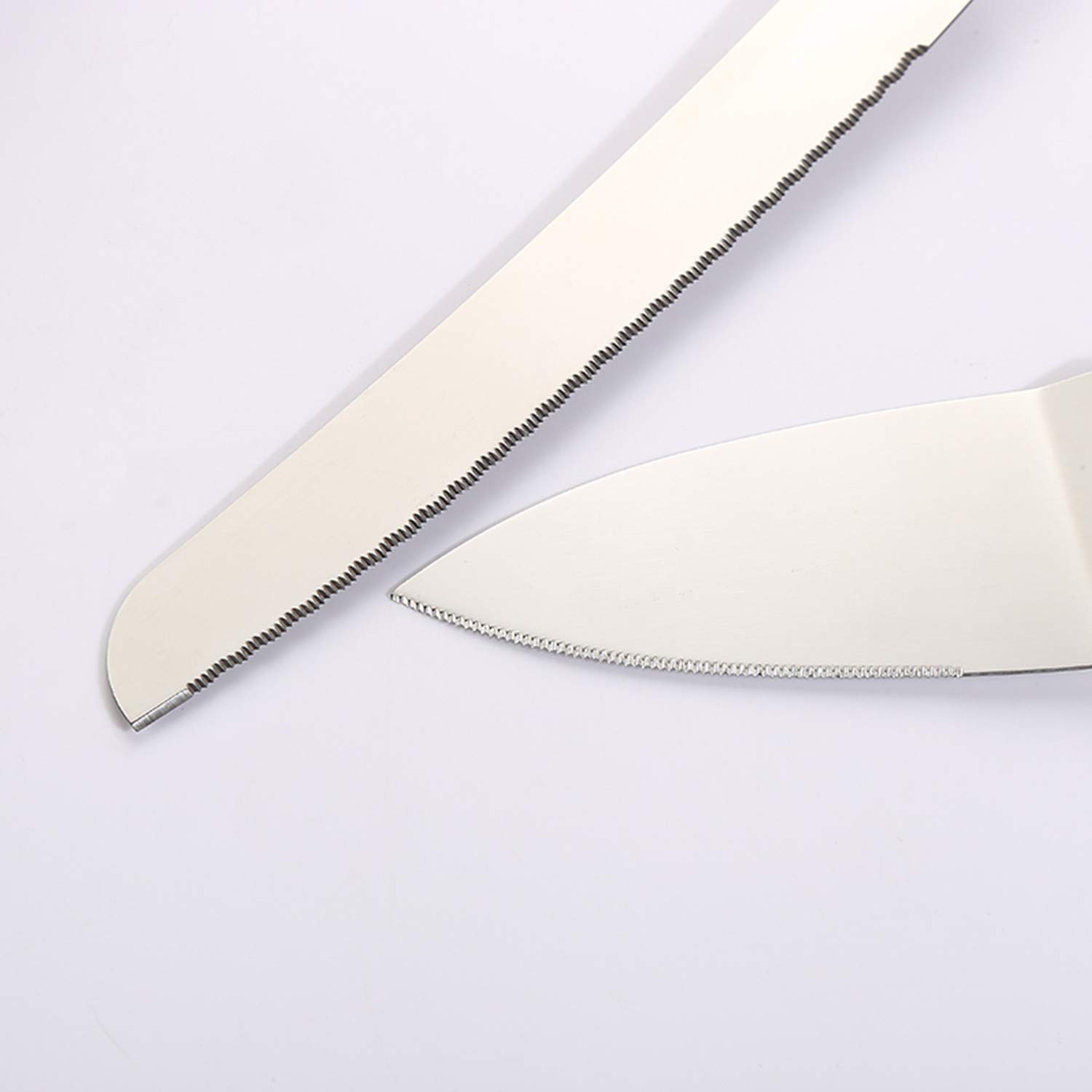 Vintage Wedding Cake Knife and Server Set - Elegant Cake Cutting Set for Weddings, Anniversaries & Special Events (2-Piece) - Perfect for Wedding Cakes, Anniversary Cakes & Dessert Tables