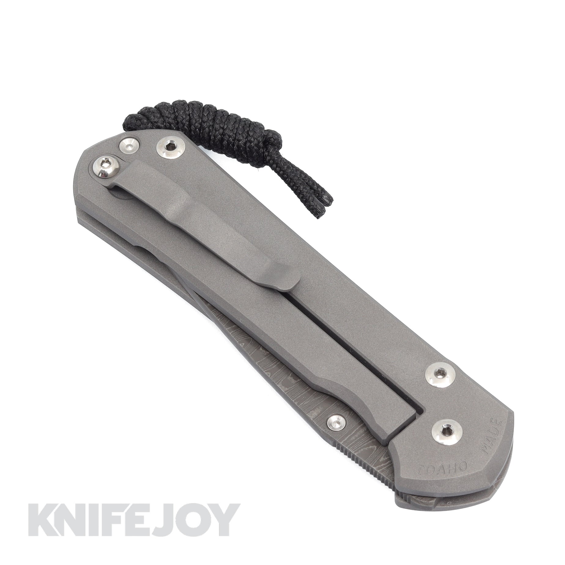 Chris Reeve Knives Large Sebenza 31 Drop Point Ladder Damascus Folding Knife - Unique Graphic Design Handle - Premium EDC Pocket Knife for Outdoor Camping, Hunting & Survival Gear