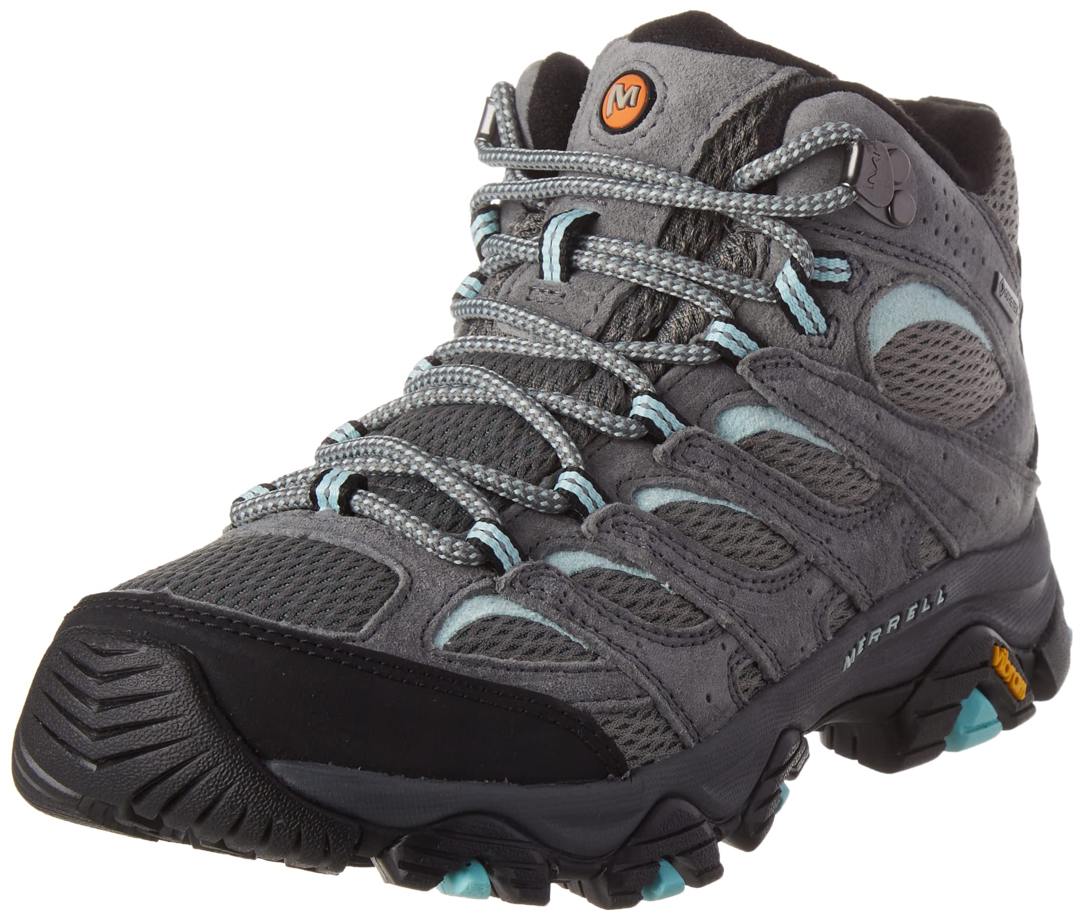 Merrell Women's Moab 3 Mid GTX Waterproof Hiking Boots - Lightweight & Durable for Outdoor Adventures, Trail Walking & Backpacking