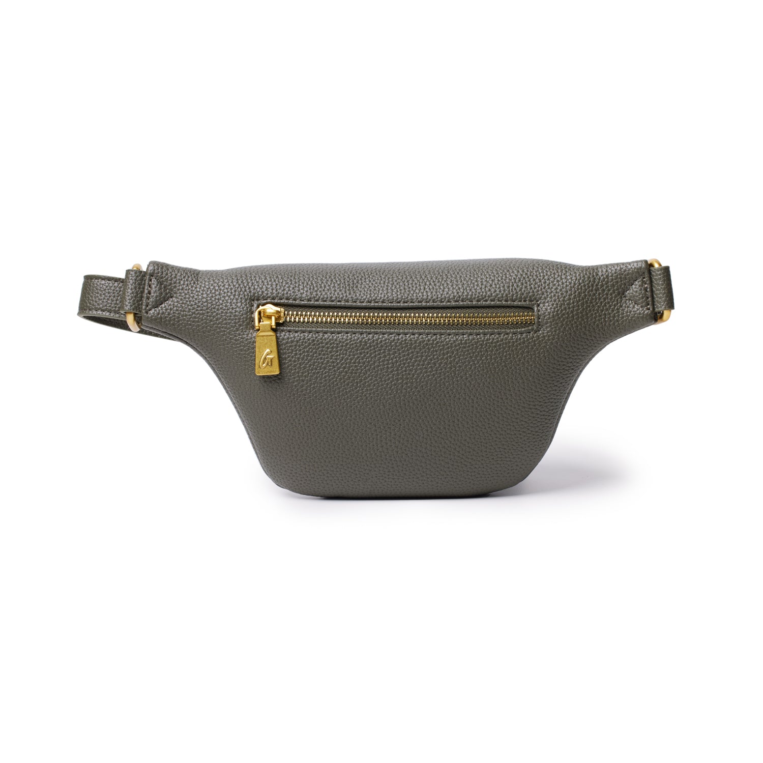 Mini Pebble Fanny Pack - Olive Green Waist Bag for Hiking, Running & Travel | Water-Resistant & Lightweight