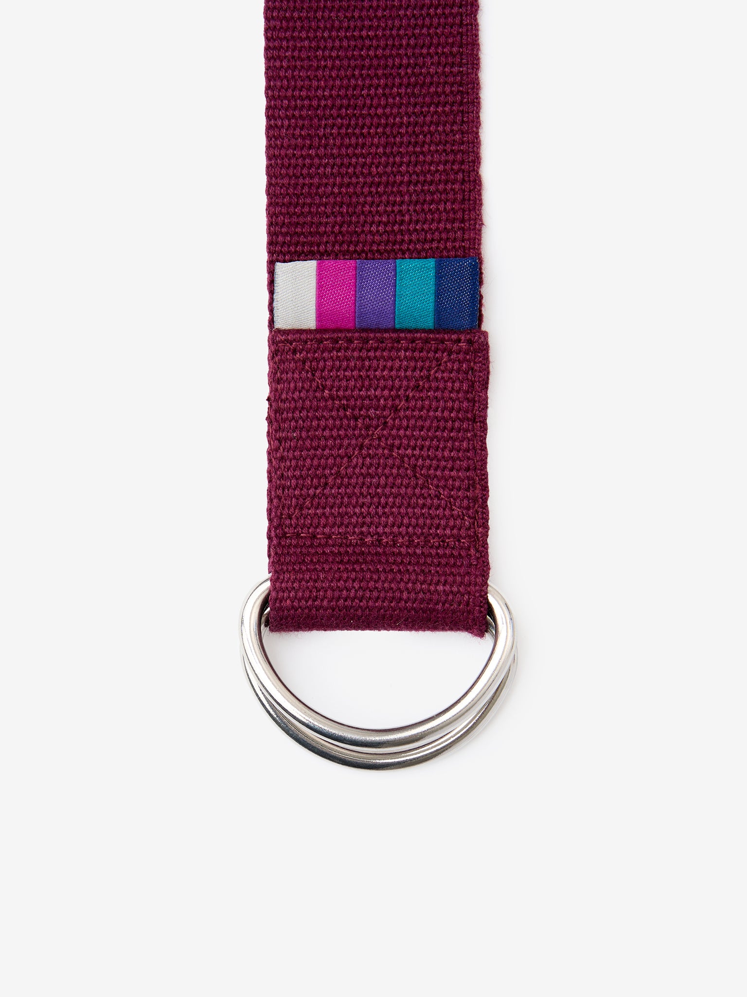 Organic Cotton D-Ring Yoga Belt for Stretching & Flexibility | Premium Yoga Accessory for Home & Studio Practice | Eco-Friendly & Comfortable