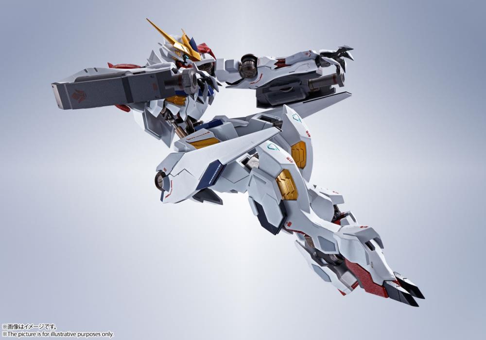 Bandai Metal Robot Spirits Gundam Iron Blooded Orphans Barbatos Lupus Action Figure - High-Quality Collectible Model Kit for Anime Fans & Gundam Enthusiasts - Perfect for Display, Photography & Role-Playing Scenes