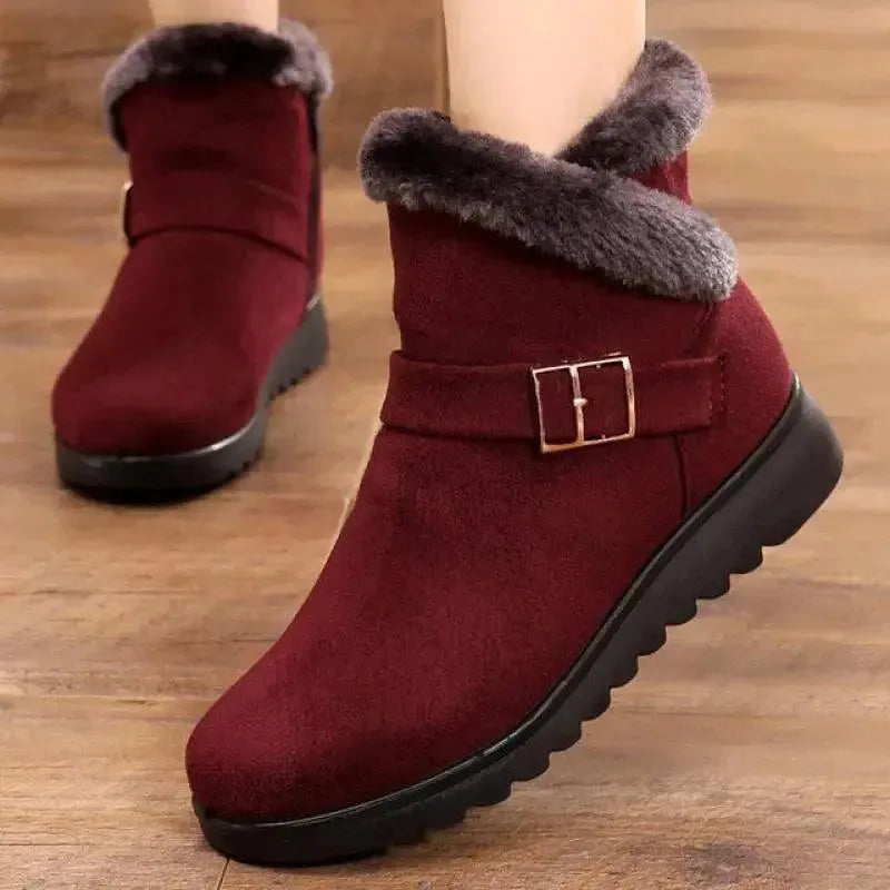 Women's Cozy Plush Snow Boots - Waterproof Winter Boots for Women - Warm & Comfortable Snow Shoes for Cold Weather - Perfect for Snowy Days, Outdoor Activities & Winter Fashion