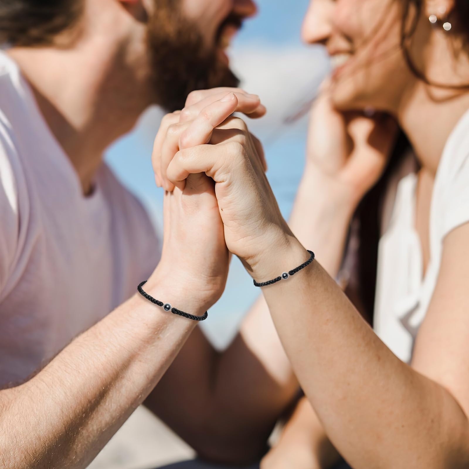 Custom Photo Projection Bracelets for Women & Men - Personalized Picture Inside Bracelet - Unique Valentine’s Day, Birthday & Christmas Gifts - Perfect for Anniversaries, Couple Jewelry & Special Occasions