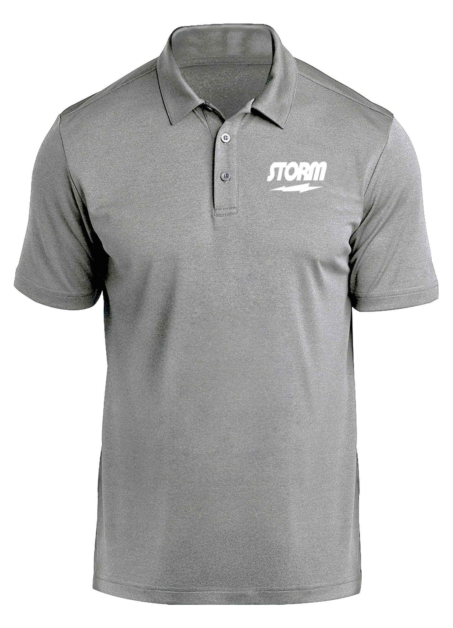 Storm White Prime Polo Gray - Premium Men's Polo Shirt for Casual & Business Wear | Comfortable & Stylish for Golf, Office & Outdoor Activities