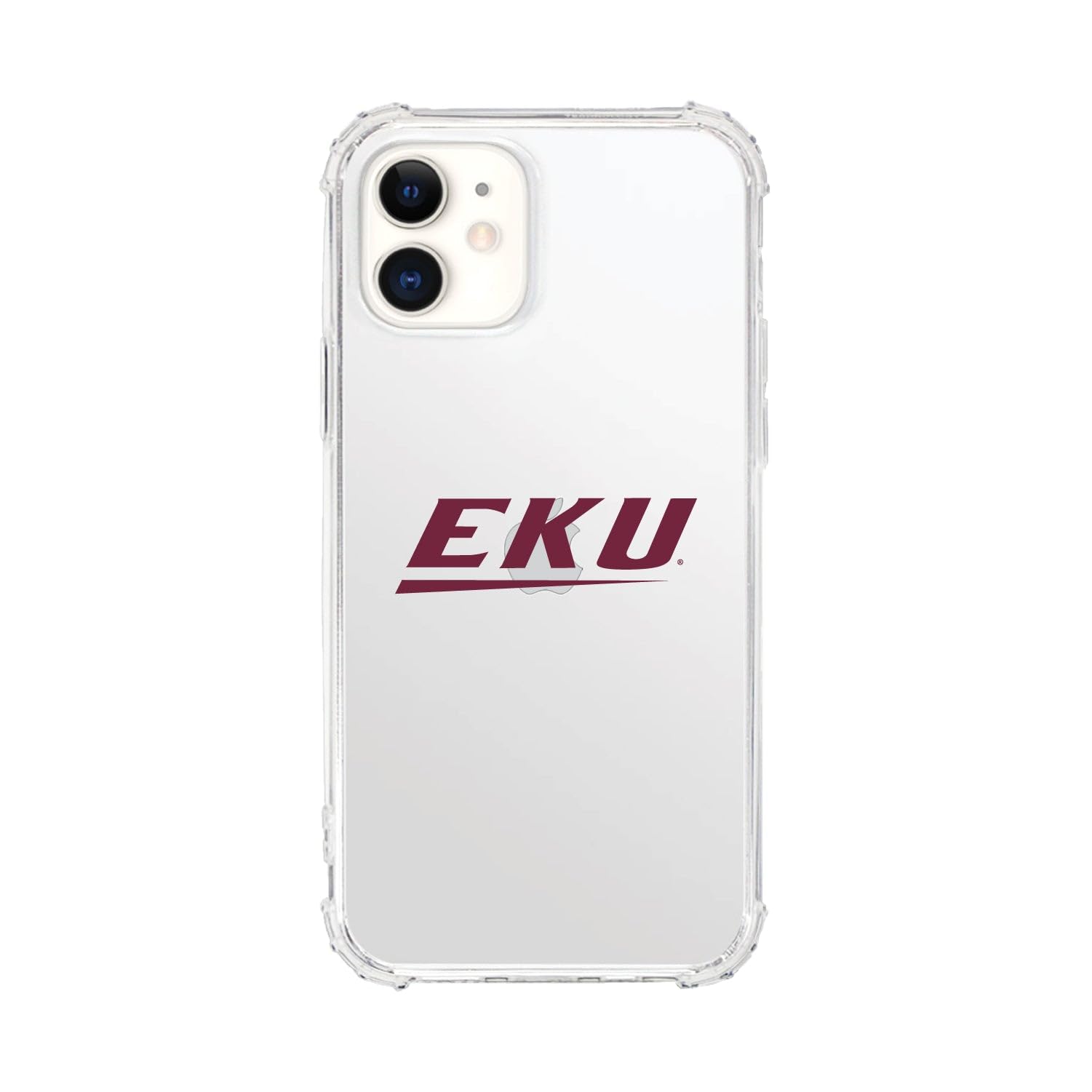 OTM Essentials Rugged Phone Case for iPhone 13 Pro - Shockproof Protective Cover with Reinforced Edges | Eastern Kentucky University EKU Alumni Gift | Classic White Design for Daily Use & Outdoor Activities