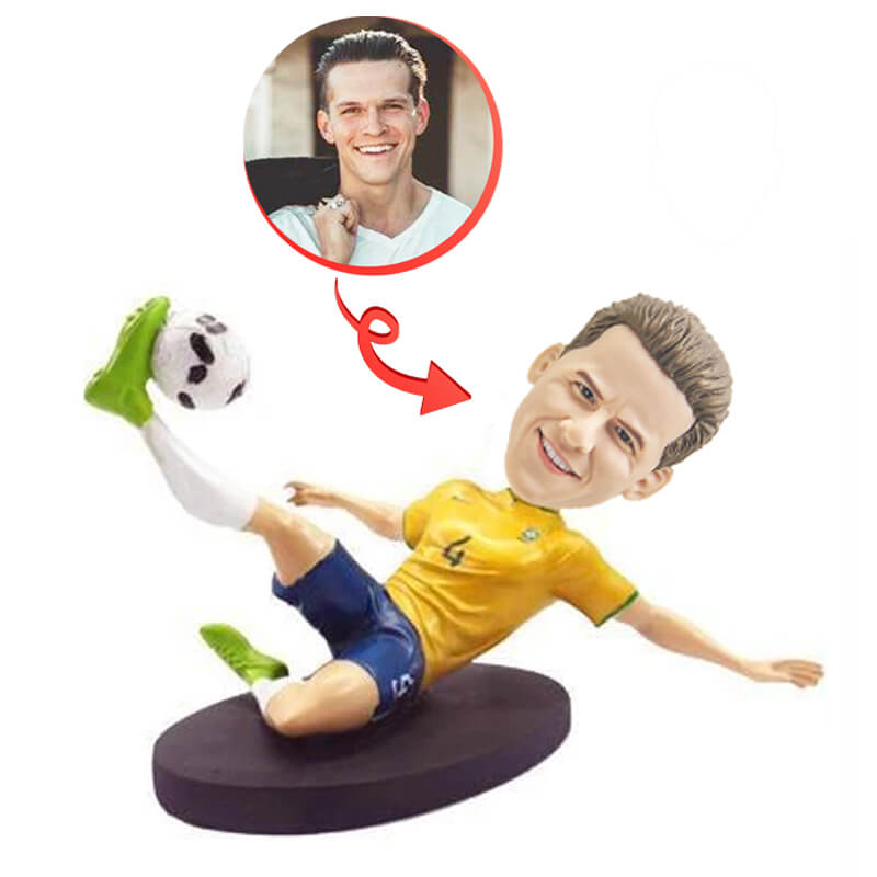 Custom Football Player Bobblehead - Personalized Sports Fan Gift - Perfect for Birthday, Anniversary & Game Day Decor