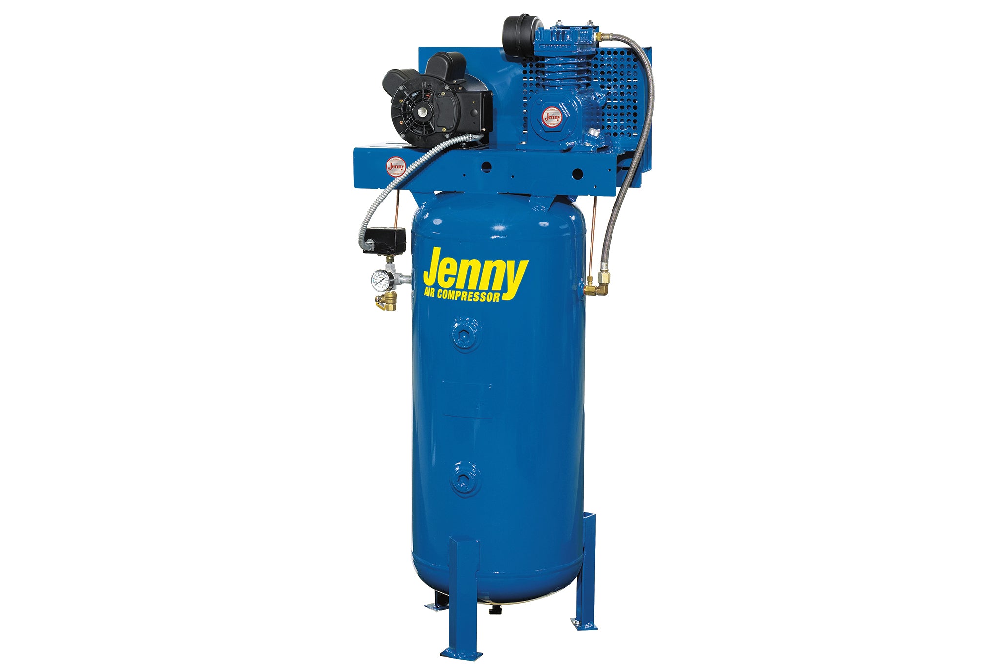 Jenny G3A 30 3HP 30 Gallon Single Stage Air Compressor - Powerful & Quiet for Home Garage, Workshop, DIY Projects, and Professional Use