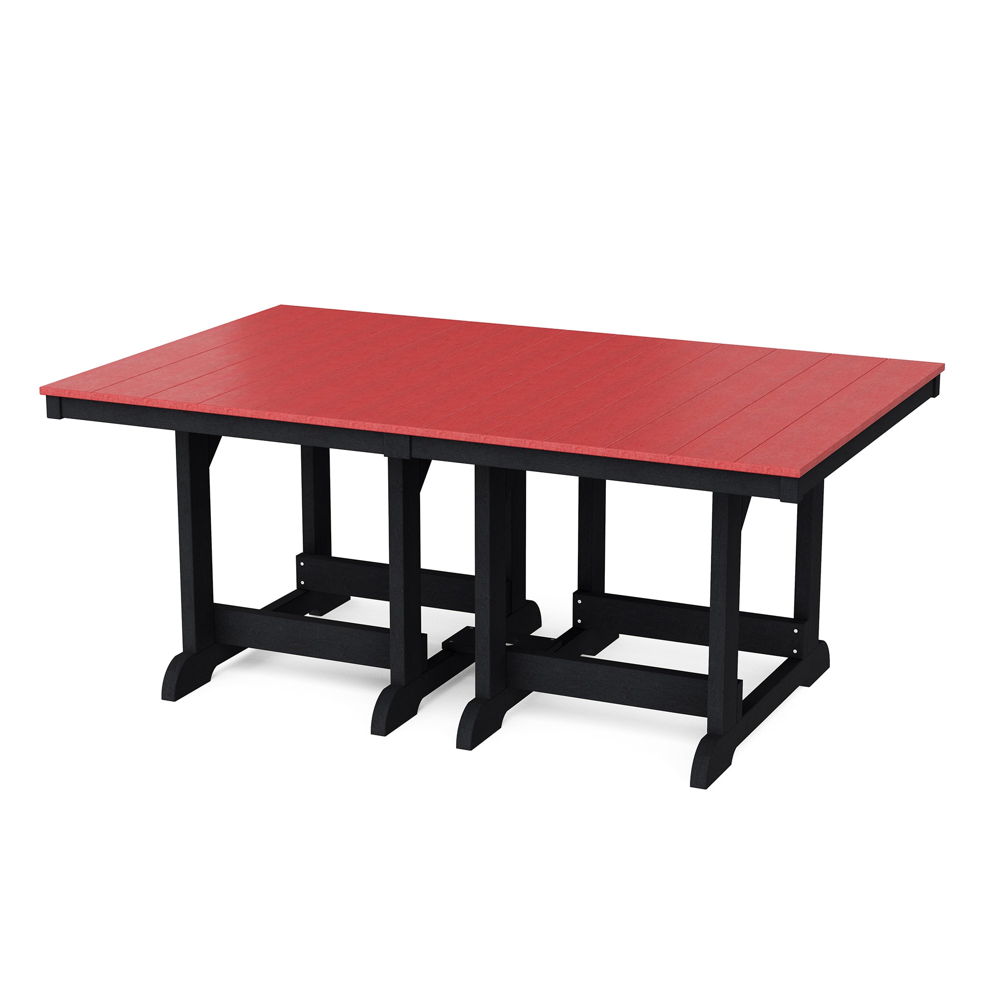 Heritage 44x72 Inch Solid Wood Dining Table - Rustic Farmhouse Style for Kitchen, Dining Room & Outdoor Entertaining
