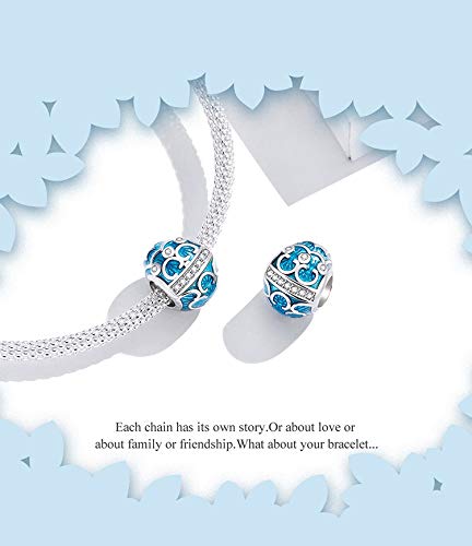 925 Sterling Silver Rainbow Egg Charm - Birthday & Anniversary Gift for Pandora Bracelets | Perfect for Women's Jewelry Collection & Special Occasion Gifting