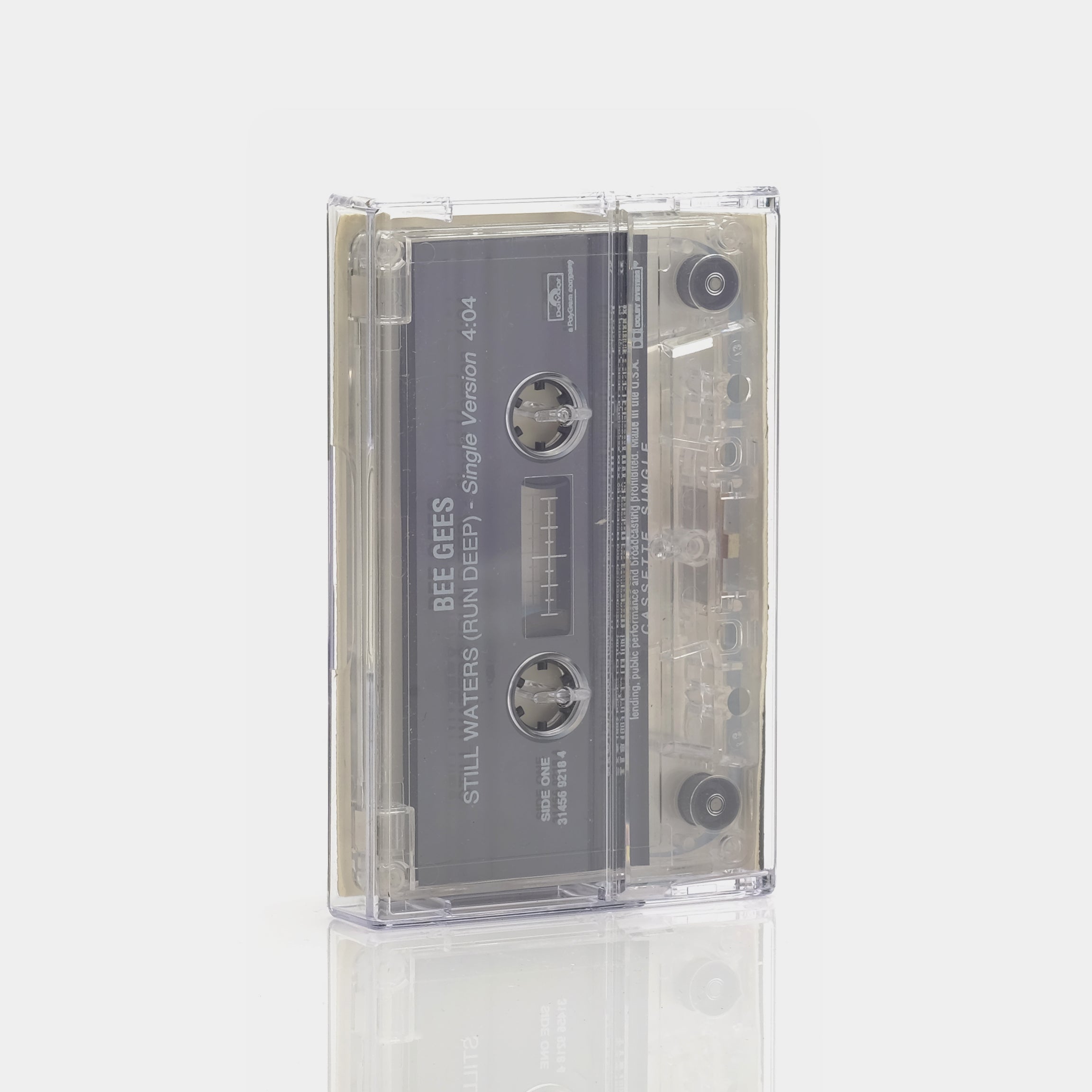 Bee Gees Still Waters (Run Deep) Cassette Tape Single - Vintage Music Collectible for Home, Car & Retro Music Lovers