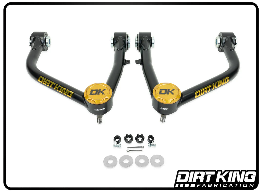 2007-2021 Toyota Tundra Dirt King 4130 Chromoly Ball Joint Upper Control Arm Kit - Off-Road, Lifted Trucks, 4x4 Suspension Upgrade