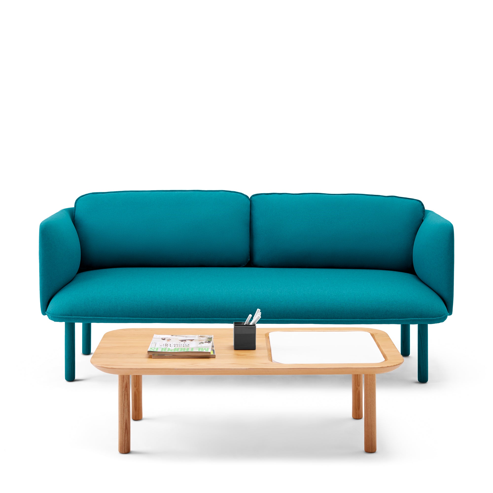 QT Low Lounge Sofa - Modern Minimalist Sectional Couch for Small Spaces - Perfect for Apartments, Living Rooms, and Cozy Home Decor