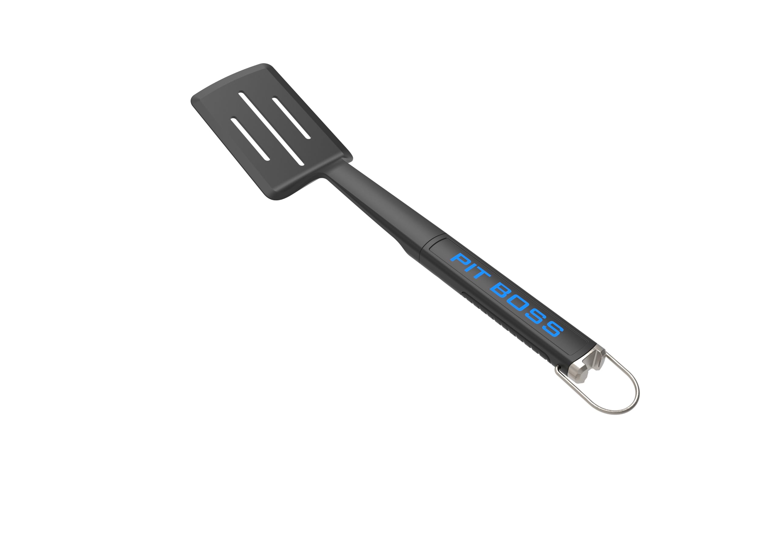 Pit Boss Ultimate Griddle Slotted Spatula - Heavy Duty Stainless Steel Turner with Wood Handle for BBQ, Grilling & Pancakes (Black, 40932) - Perfect for Outdoor Cooking, Camping & Backyard Parties