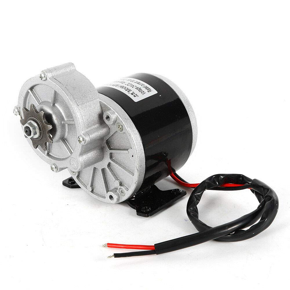 24V 350W MY1016Z3 Gear Reduction Electric Motor with 9T Sprocket - High Torque Brushless DC Motor for E-Bikes, Mini Bikes, Scooters & DIY Electric Vehicle Projects | Perfect for Commuting, Off-Road Adventures & Custom Builds
