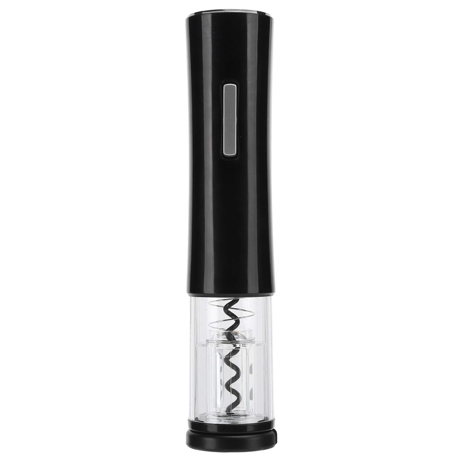 Automatic Electric Wine Bottle Opener with Removable Foil Cutter - Black | Cordless Rechargeable Corkscrew for Easy Wine Opening | Perfect for Home, Parties, and Restaurants