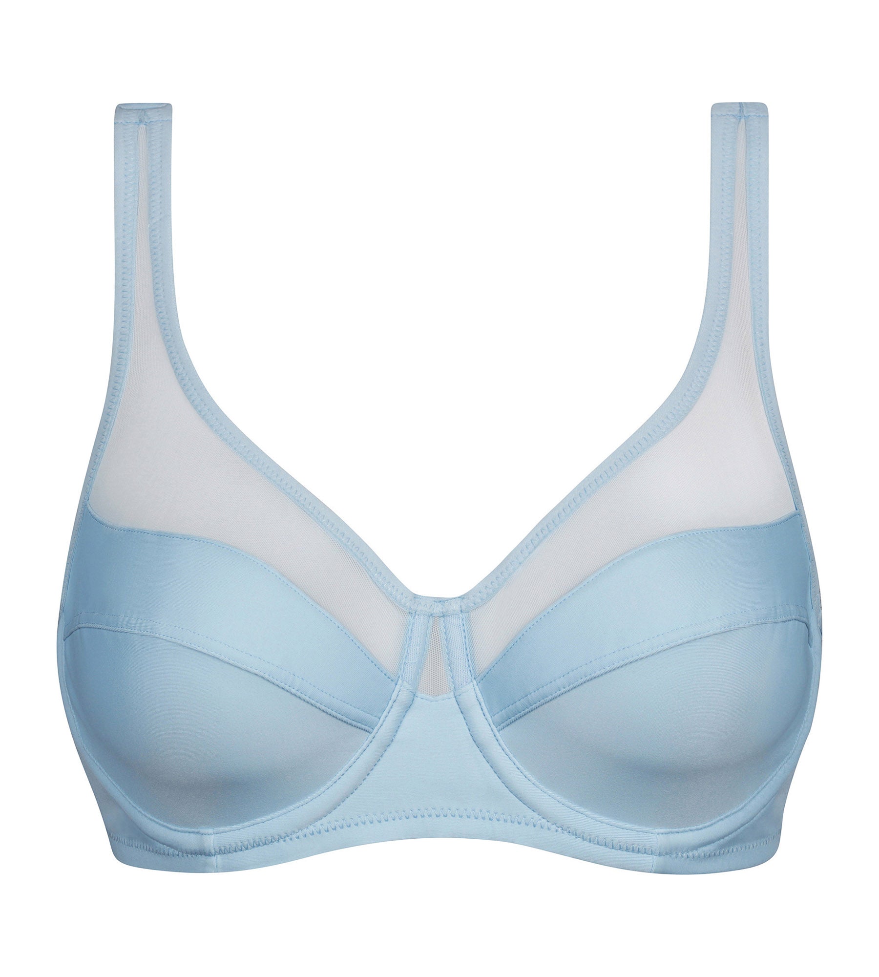Push Up Lace Microfiber Bra - Blue Shirt Dim Generous | Comfortable & Sexy Underwear for Everyday Wear, Date Night & Special Occasions