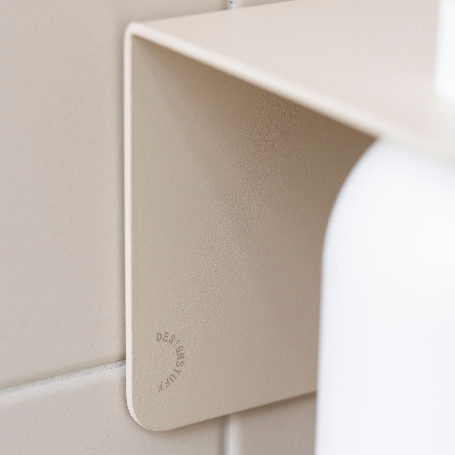 DESIGNSTUFF Dual Soap Dispenser Holder - Wall Mounted Bathroom Organizer for Liquid Soap & Lotion (Sand Color) - Perfect for Kitchen, Bathroom, and Laundry Room Storage