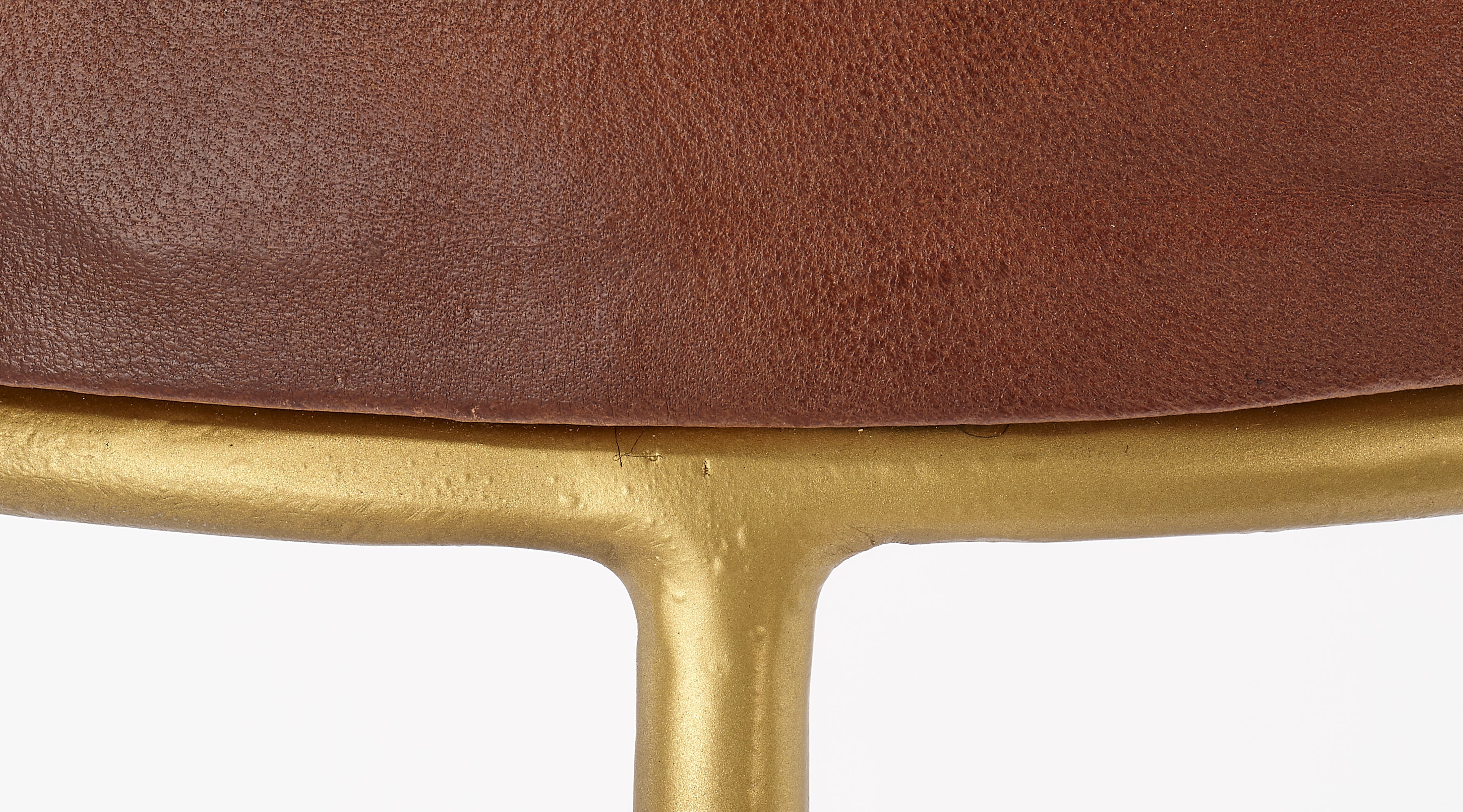 Henry Round Leather Bar Stool - Modern PU Leather Counter Height Stool with Chrome Base - Perfect for Kitchen Island, Breakfast Nook & Home Bar Decor