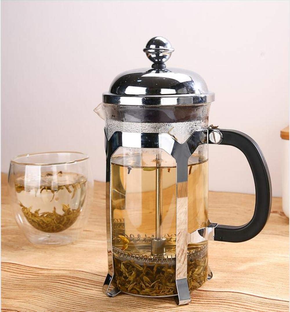 Premium French Press Coffee Maker - 34oz Stainless Steel Coffee & Tea Maker with Double Filter - Ideal for Home, Office & Camping Brewing