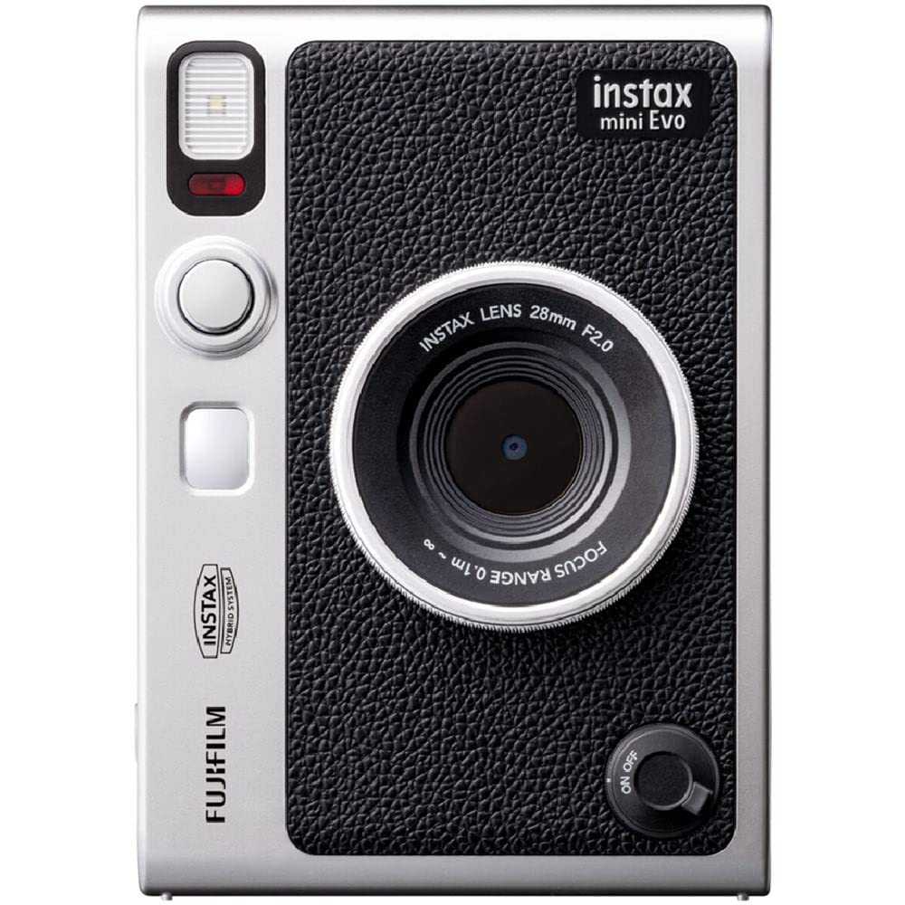 Ultimaxx Advanced Bundle with FUJIFILM INSTAX MINI EVO Hybrid Instant Camera - Includes SanDisk 64GB Extreme microSD, Mini Tripod, Flash & Waterproof Case (15pc Set) - Perfect for Travel, Parties & Instant Photography