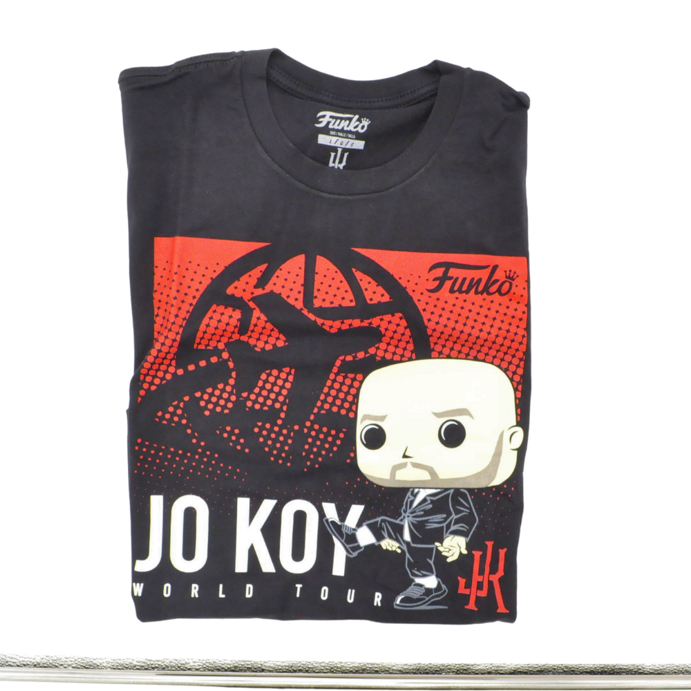 Jo Koy World Tour Pop Culture T-Shirt - Size Large - Funny Stand-Up Comedy Graphic Tee for Fans - Perfect for Concerts, Comedy Shows & Casual Wear