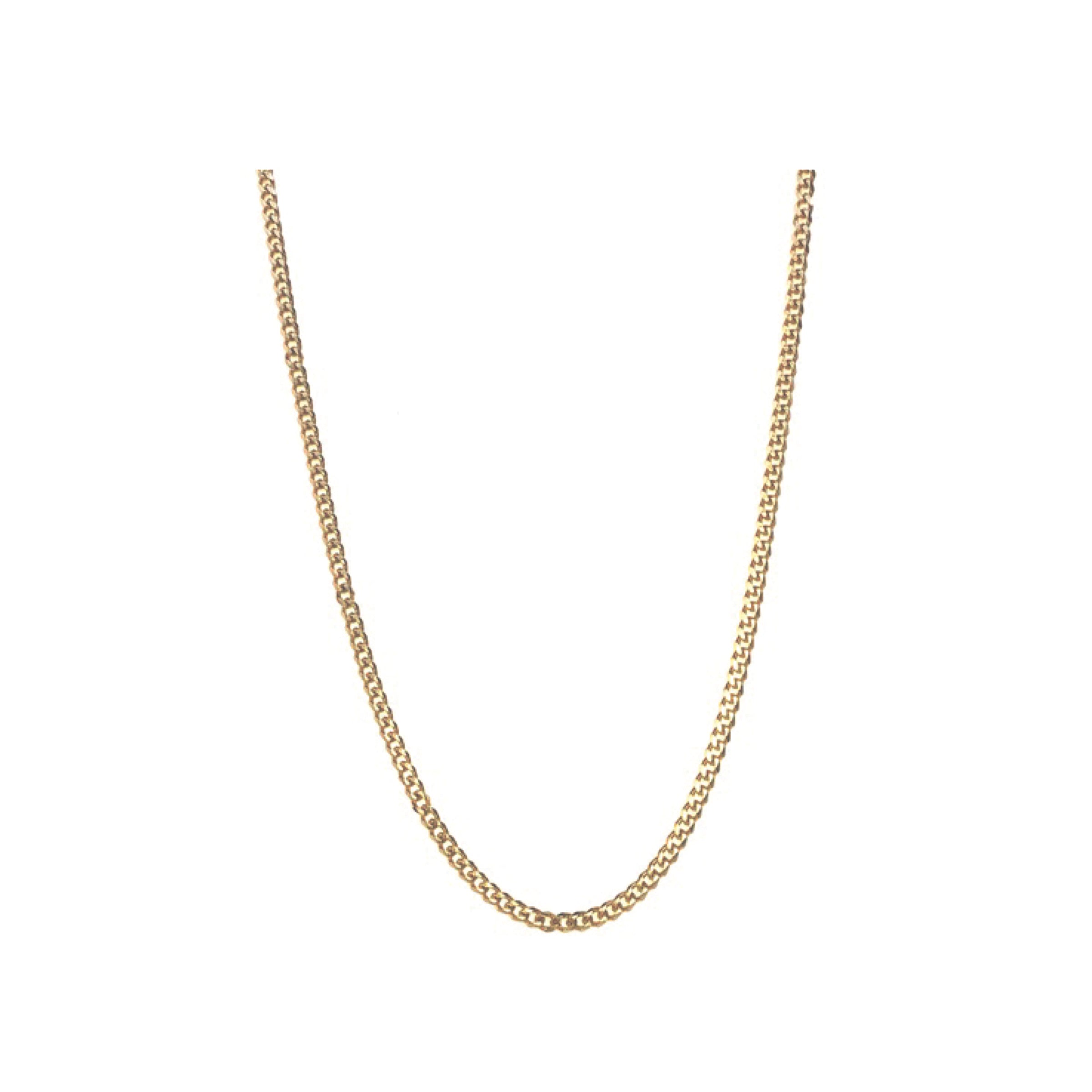 Stylish Curb Chain Necklace for Women - 18K Gold Plated Layering Jewelry for Everyday Wear | Perfect for Gifts, Layering & Casual Outfits