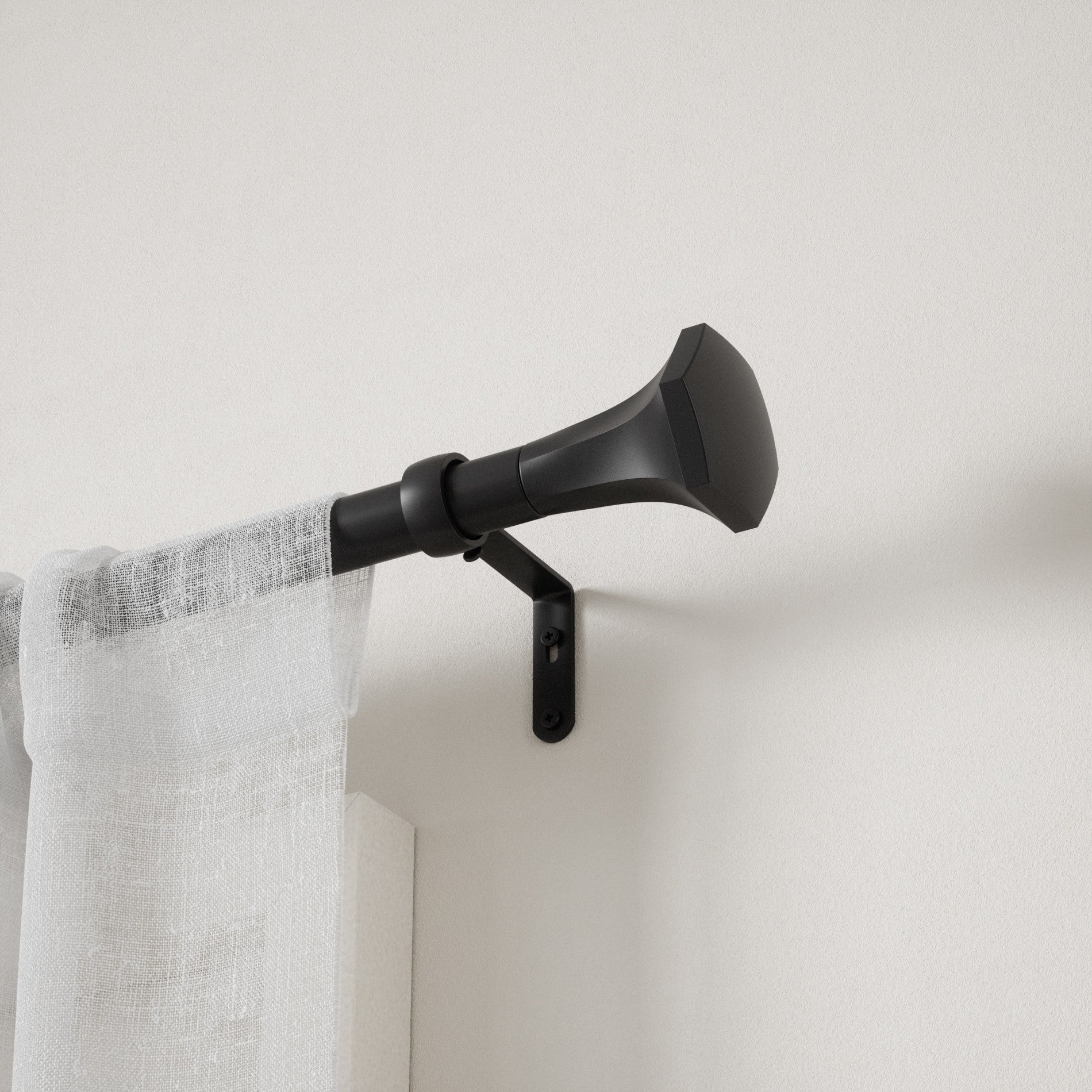 Sita Curtain Rod - Adjustable Tension Window Curtain Rod for Home Decor, Living Room & Bedroom - Easy Installation, No Drilling Required - Perfect for Drapes, Sheers & Blackout Curtains