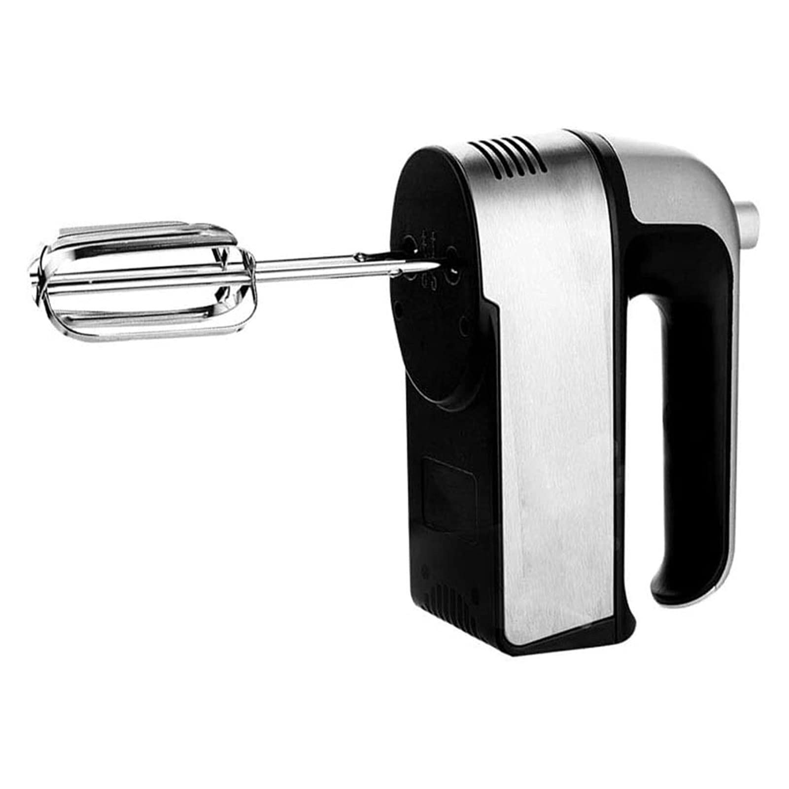 HHWKSJ 5-Speed Electric Hand Mixer with 4 Stainless Steel Attachments (2 Dough Hooks & 2 Beaters) - Perfect for Baking Cakes, Whipping Cream, Mixing Cookie Dough & More - Ideal for Home Bakers & Kitchen Enthusiasts (White)