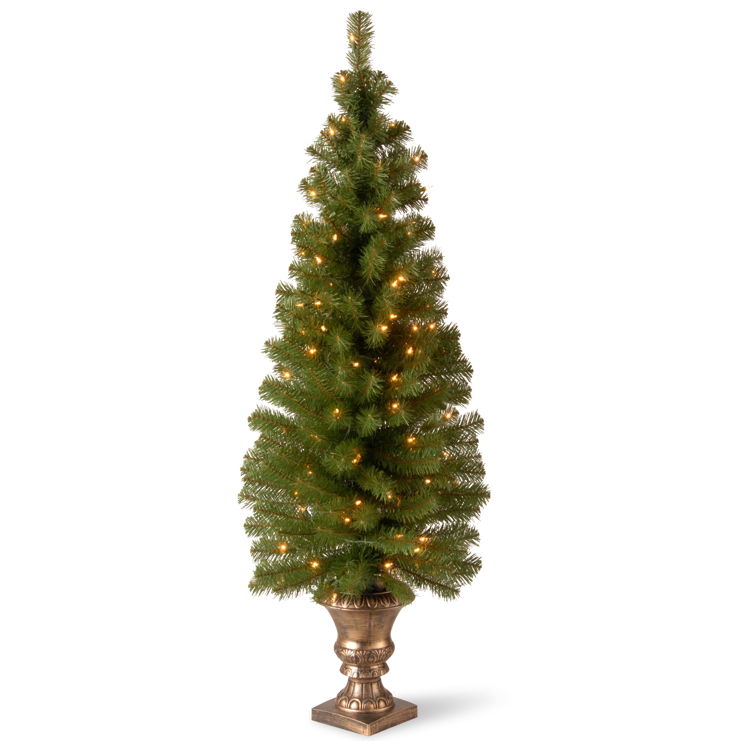 5 ft. Pre-Lit Montclair Spruce Artificial Christmas Tree with 250 Clear LED Lights - Perfect for Holiday Home Decor & Festive Indoor Decorations