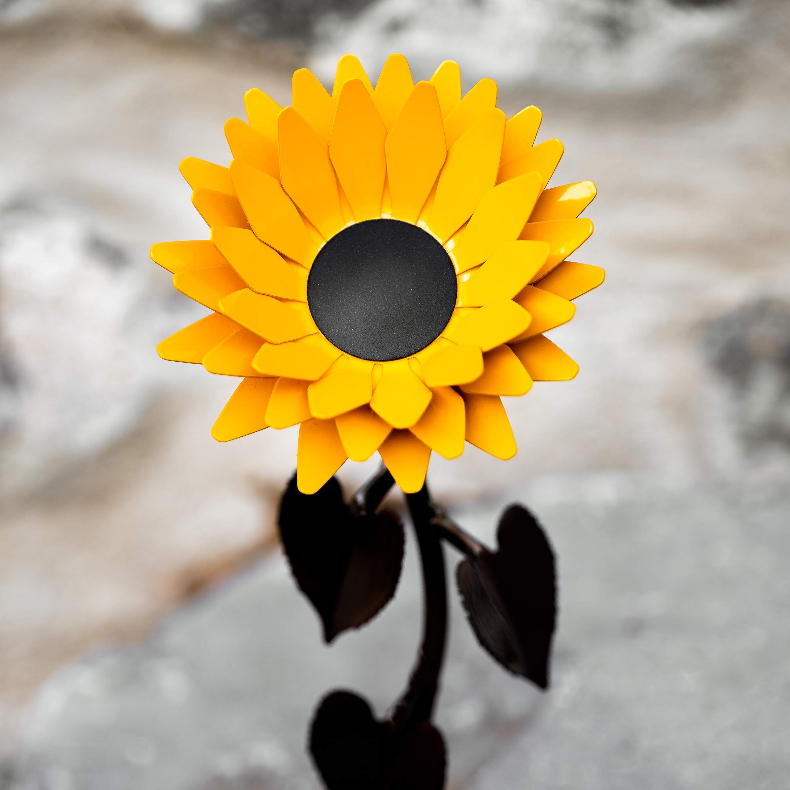 Hand-Forged Wrought Iron Sunflower Wall Decor - Unique 1st Anniversary Gift for Couples - Perfect for Home, Garden & Wedding Decorations