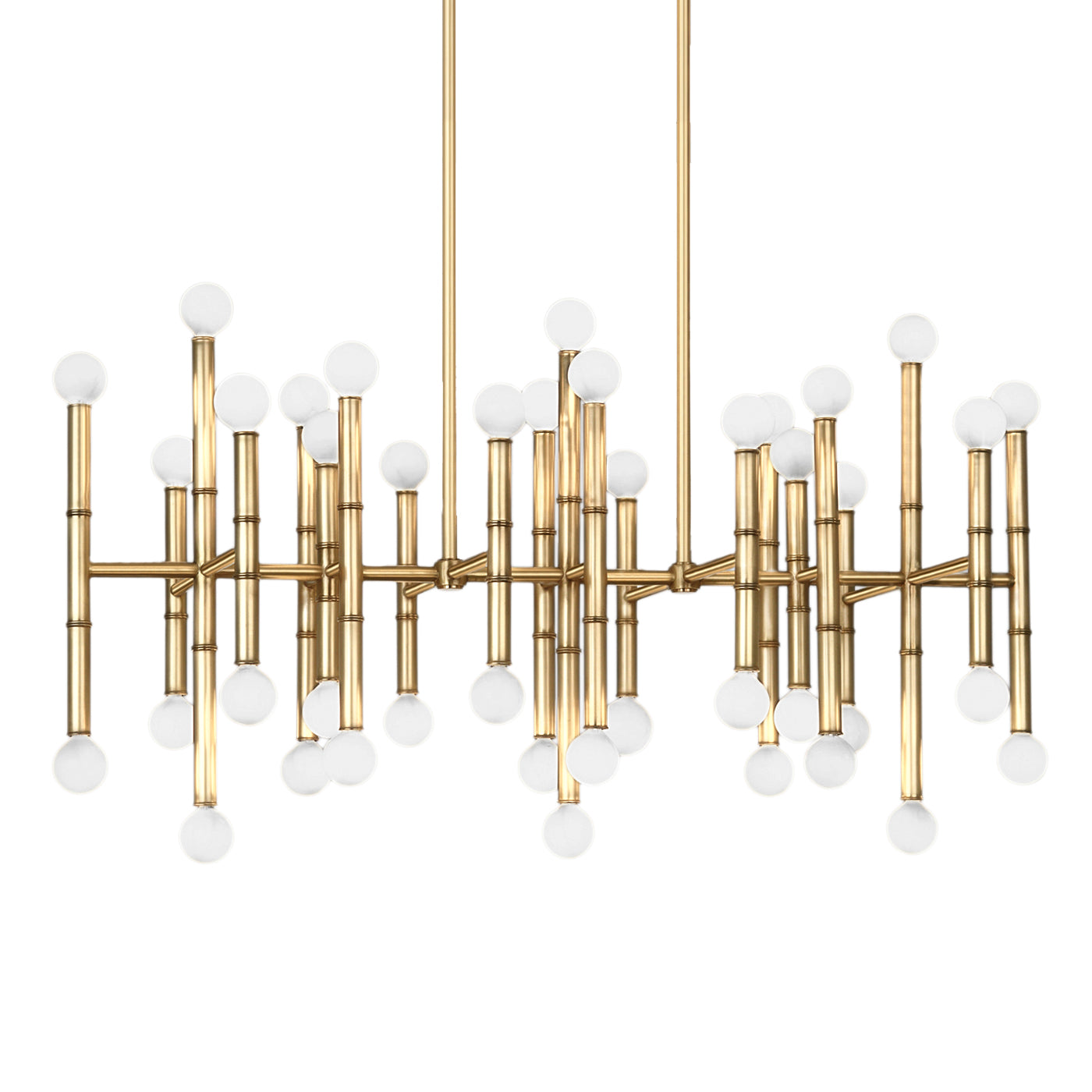 Meurice Rectangle Chandelier - Modern Crystal Ceiling Light Fixture for Dining Room, Living Room & Bedroom | Elegant Home Decor Lighting