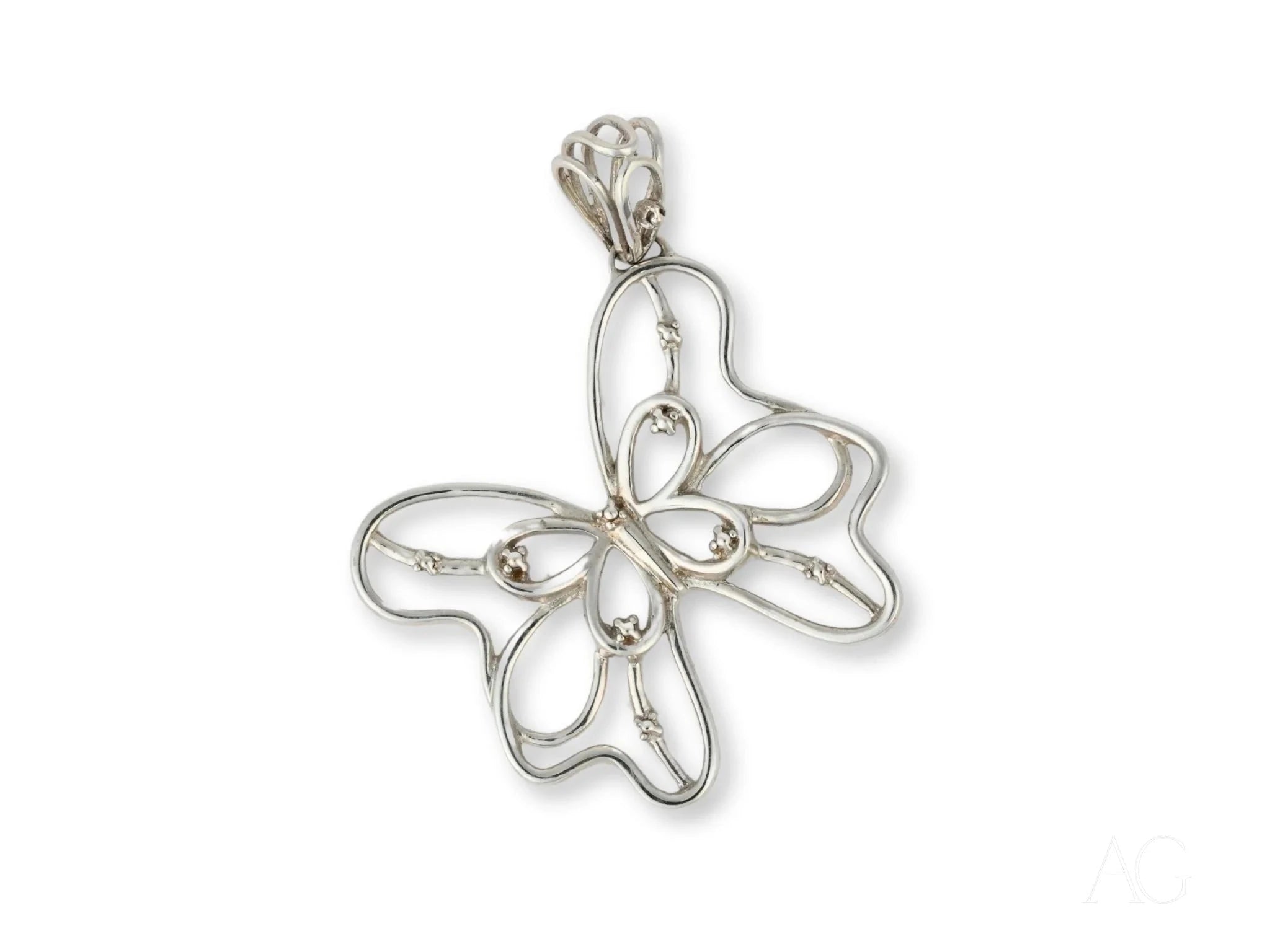Celestial Flutter Butterfly Pendant Necklace - Elegant Silver Jewelry for Women, Perfect Gift for Birthday, Anniversary & Valentine's Day | Ideal for Parties, Weddings & Everyday Wear