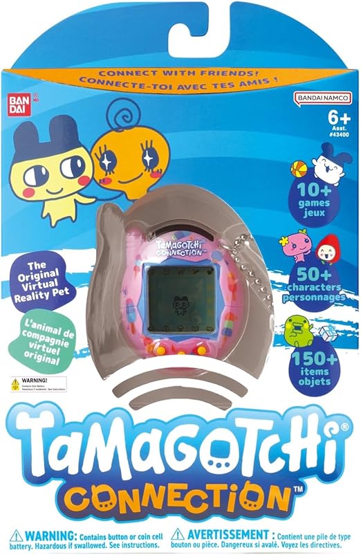Tamagotchi Connection Virtual Pet - Ice Cream Color Edition | Interactive Digital Pet Game for Kids & Adults | Perfect for Travel, Gifts & Nostalgic Fun