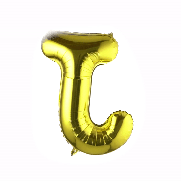 Balloonify Gold Mylar Letter J Balloon - 40 Inch Large Foil Alphabet Balloon for Birthday Party Decorations, Wedding, Baby Shower & Graduation Events (1 Count Box)