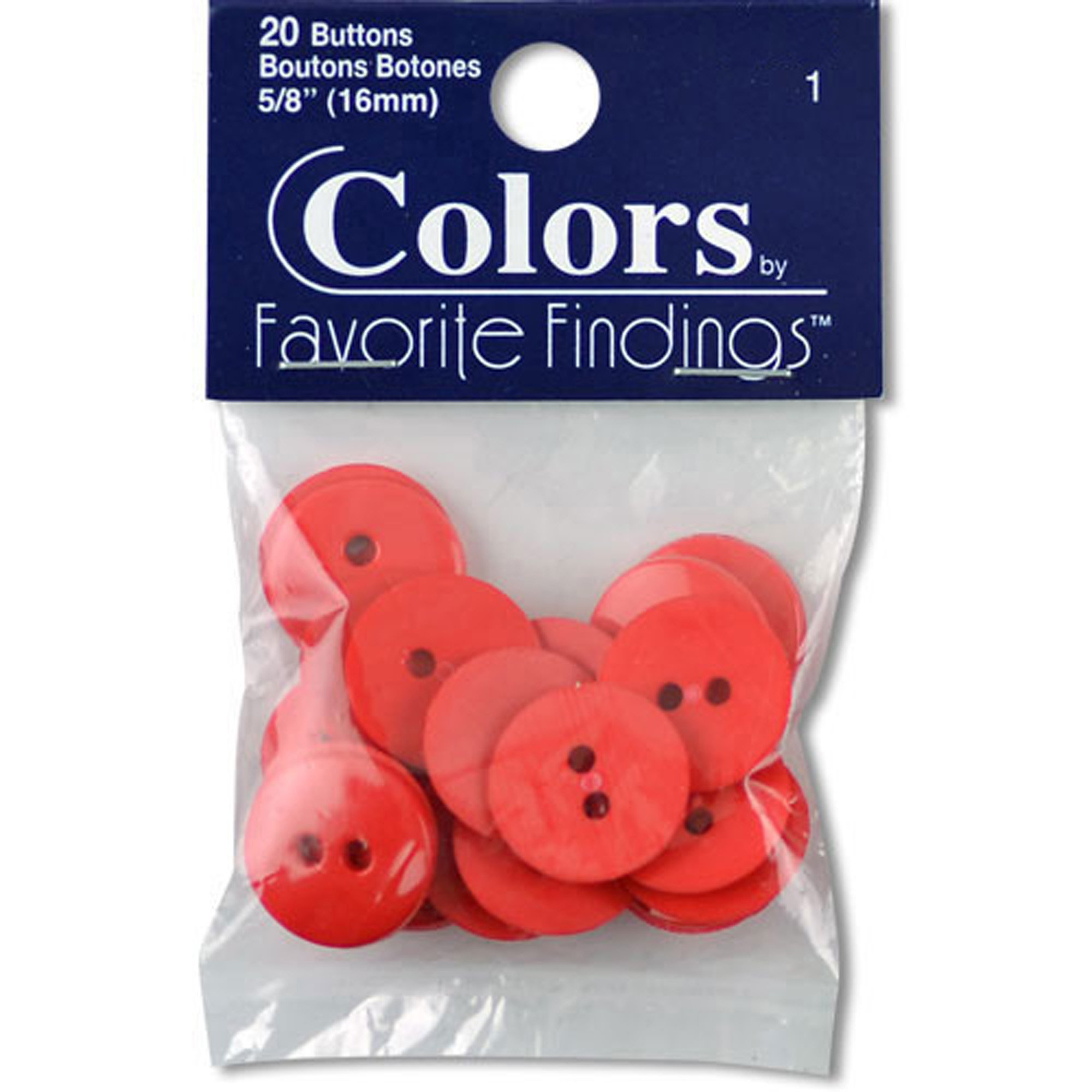 Favorite Findings Red Buttons for Sewing and Crafts - DIY Clothing, Accessories & Home Decor Projects - Bulk Buttons for Garments, Scrapbooking & More