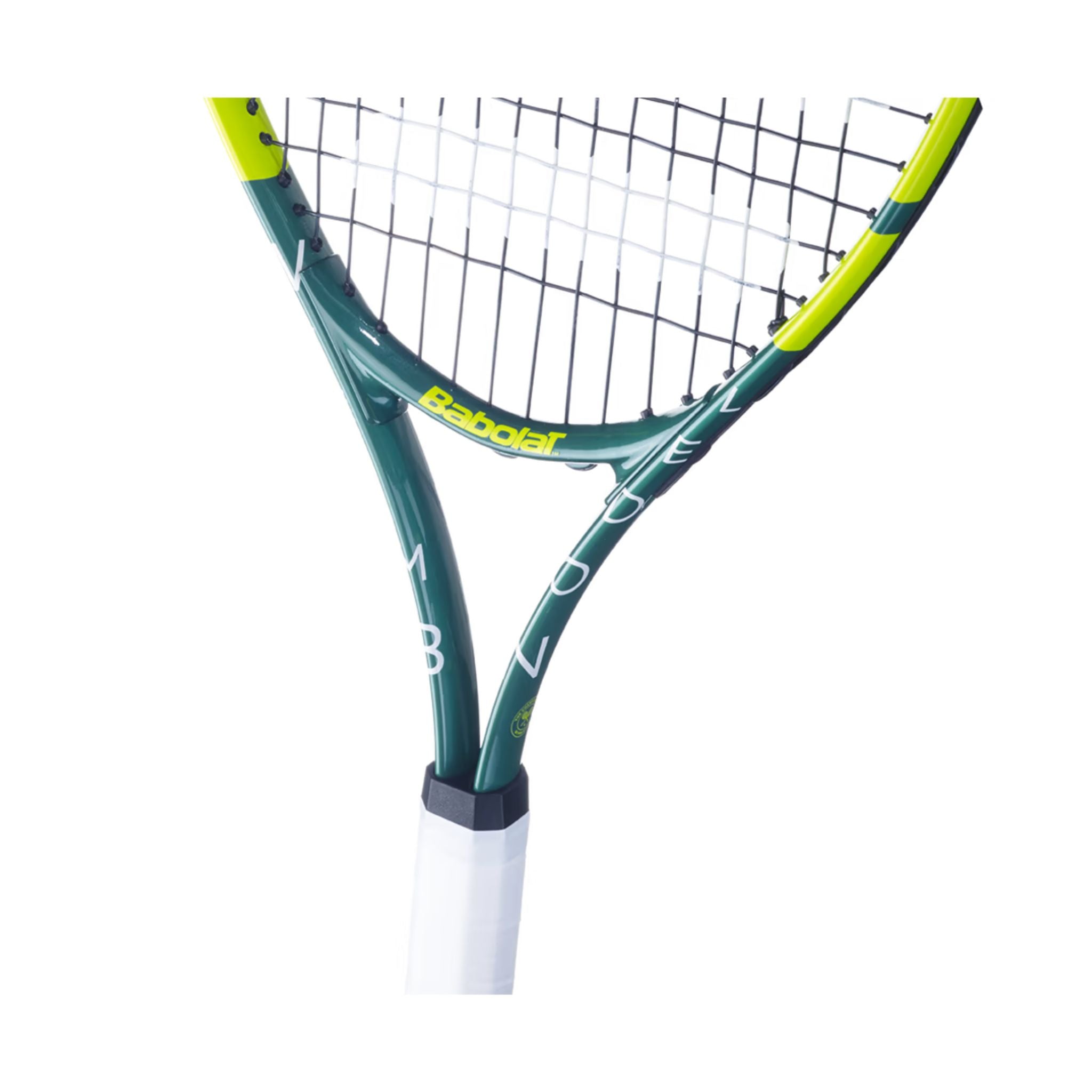 Babolat Junior 23 Wimbledon Prestrung Tennis Racket for Kids - Green & Yellow - Perfect for Junior Tennis Training & Tournament Play