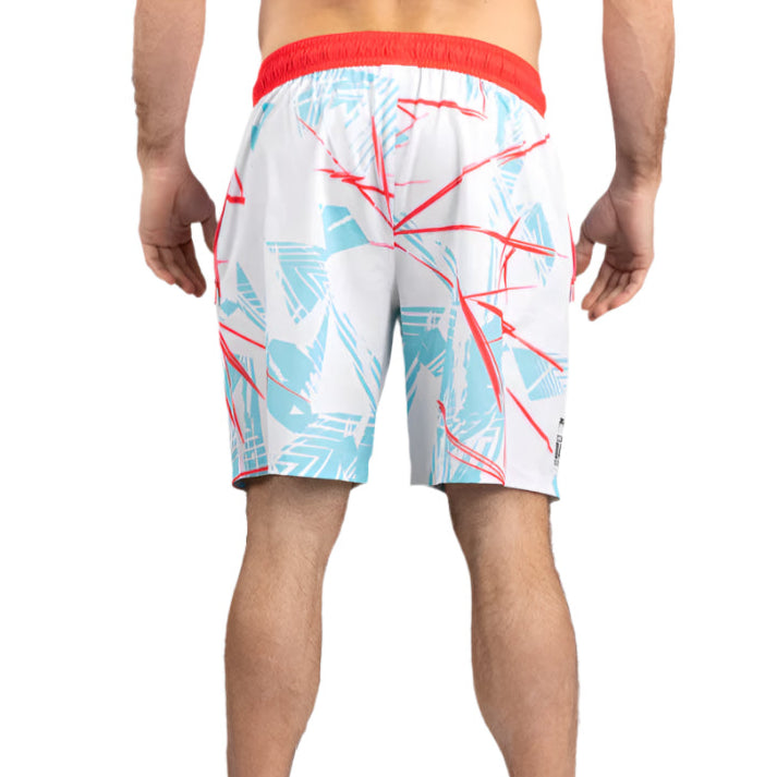 VENUM UFC 314 Miami Edition Performance Shorts - White MMA Training & Fight Gear for UFC Fans - Perfect for MMA Training, UFC Viewing & Gym Workouts