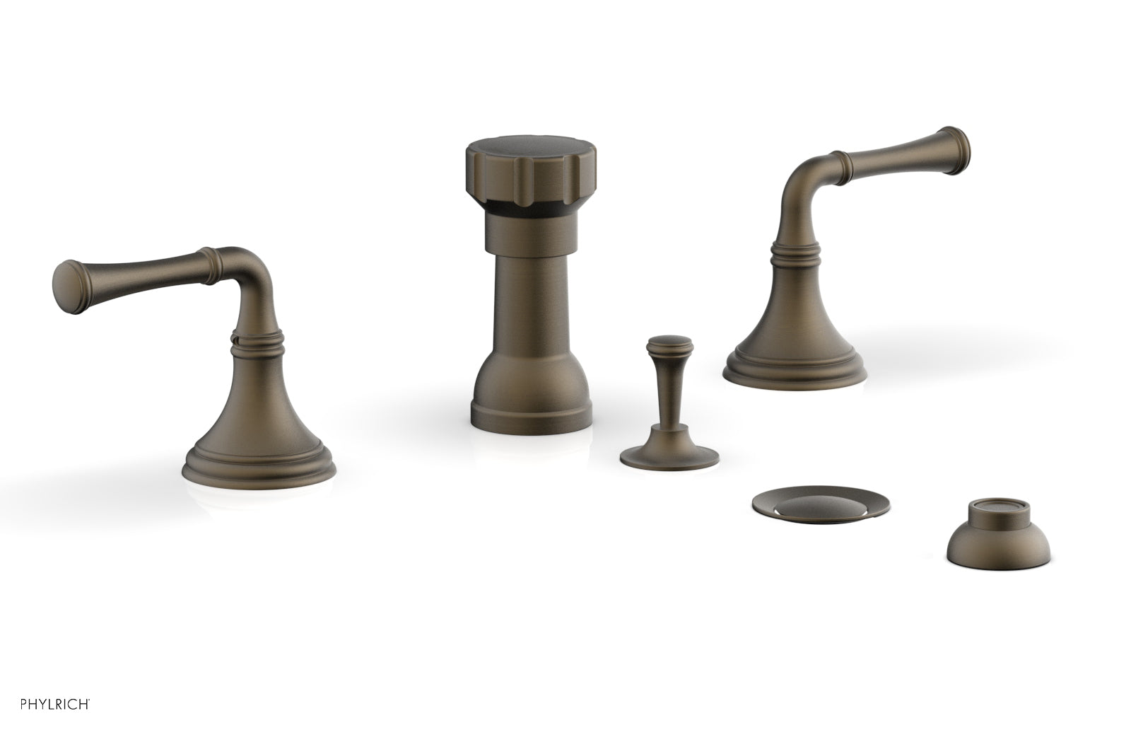 3RING Four Hole Bidet Set D4205 - Stainless Steel Bidet Sprayer with 4 Holes for Toilet, Bathroom Hygiene & Cleaning - Perfect for Home, RV, and Travel Use