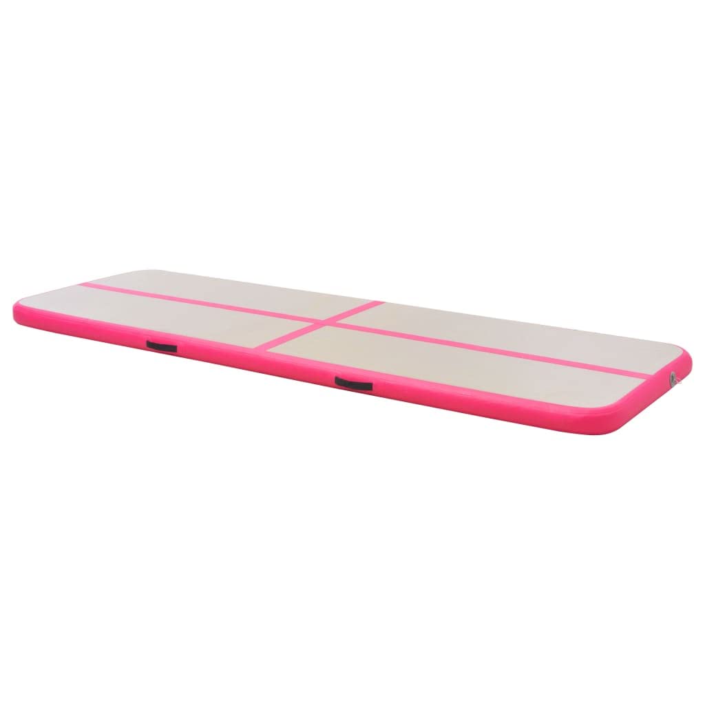 Inflatable Air Track Mat for Gymnastics, Tumbling & Training - Heavy Duty PVC with Air Pump - Perfect for Home, Gym & Outdoor Use