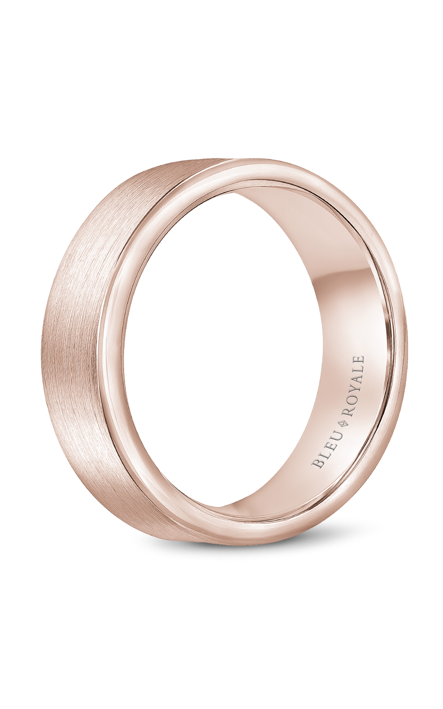 Bleu Royale Men's Wedding Band Ring RYL 037R75 - 14K White Gold Classic Comfort Fit for Grooms & Engagement - Perfect for Weddings, Anniversaries & Special Occasions