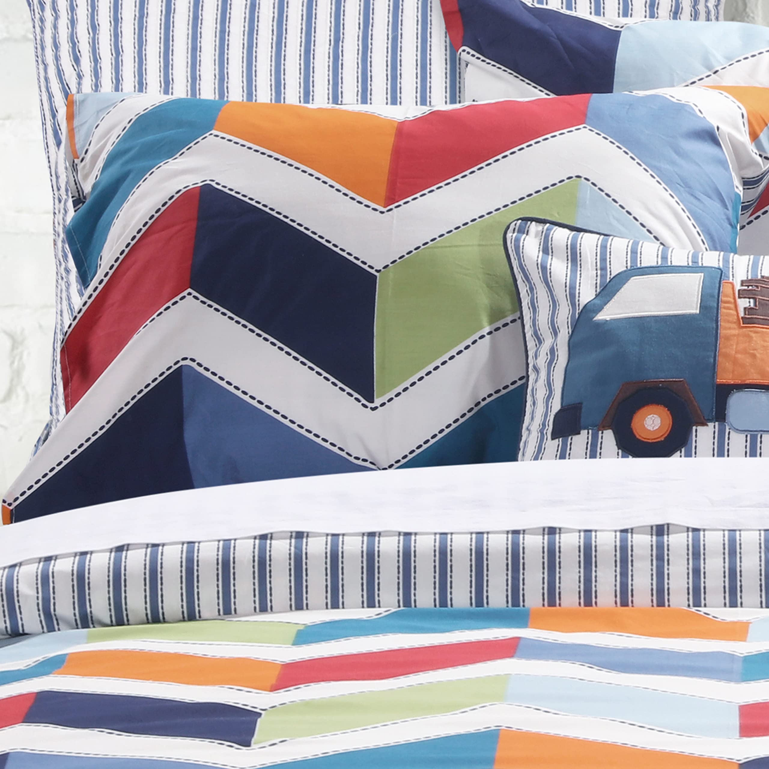 Levtex Home Dominik Duvet Cover Set - Full/Queen Size 90