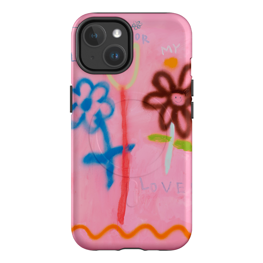 Flowers Phone Case for iPhone 15 14 13 12 Pro Max XR - Cute Floral Design Protective Cover [Perfect for Spring, Summer & Everyday Use]