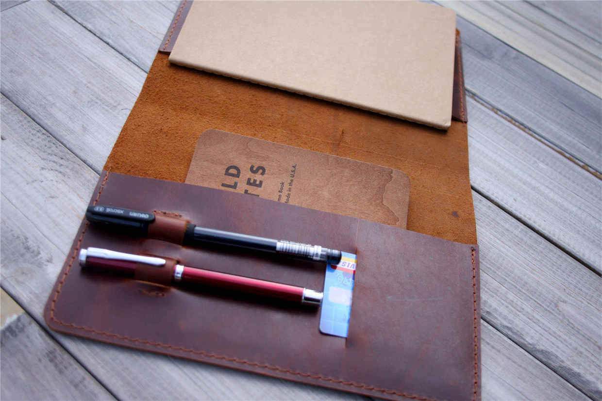 Premium Genuine Leather Notebook - Elegant Journal for Writing, Note Taking & Gift Giving - Perfect for Business, Travel & Daily Use