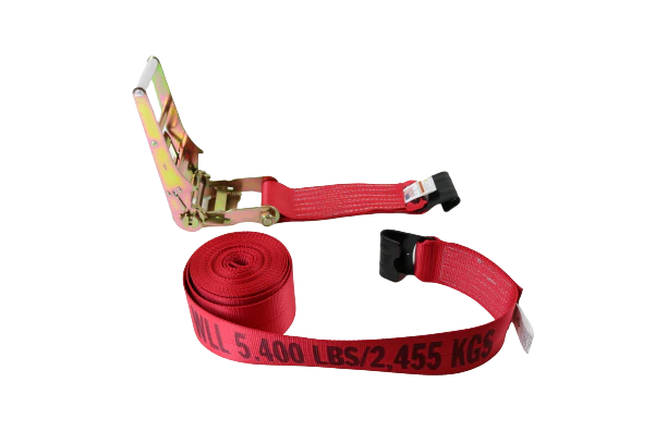 4-Pack 50-Foot Ratchet Straps with Flat Hooks - Heavy Duty Tie Down Straps for Trucks, Trailers & Cargo Securing - Perfect for Moving, Hauling & Transporting