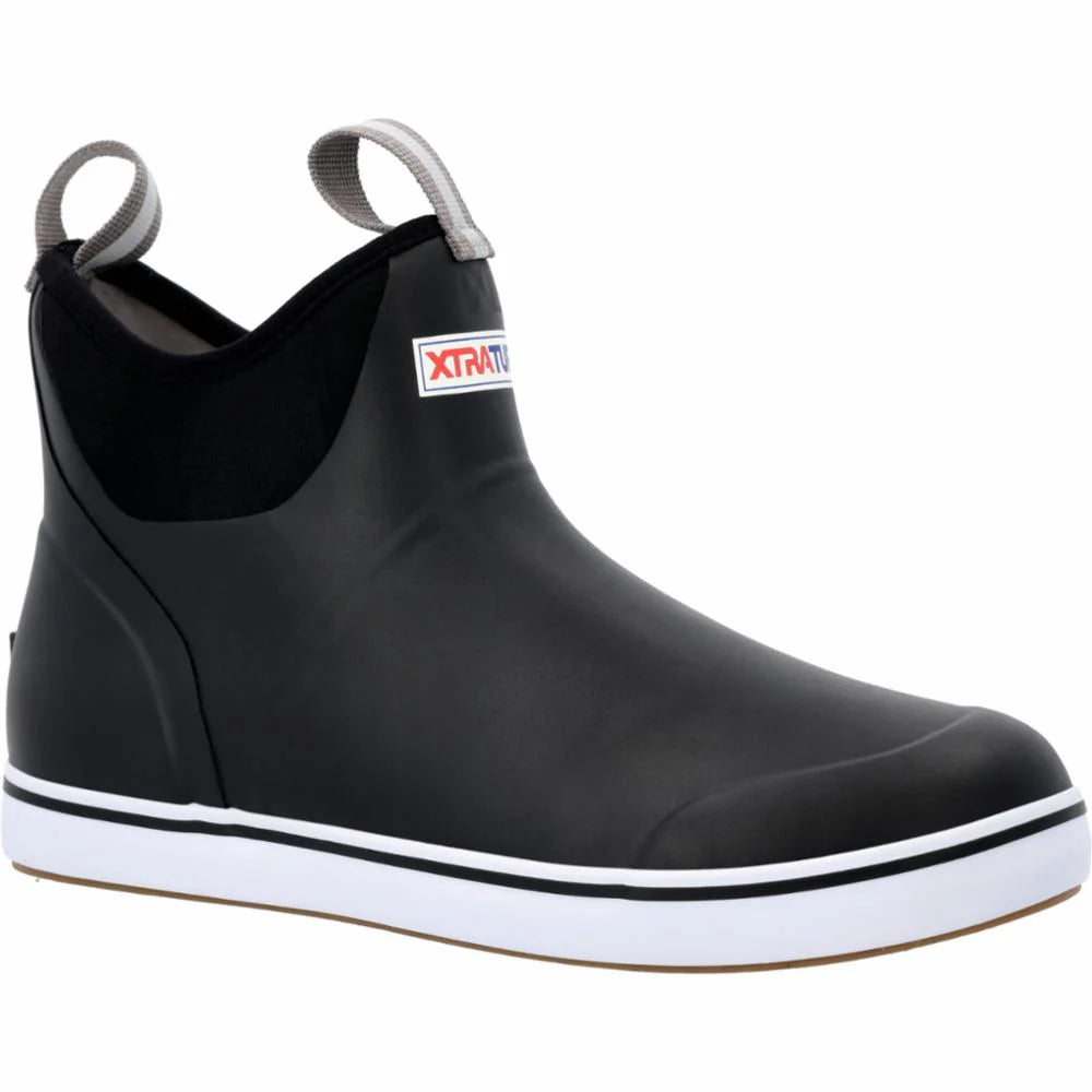 Men's Wide Ankle Deck Boots - Comfortable & Durable Waterproof Boots for Outdoor Work, Hiking & Casual Wear