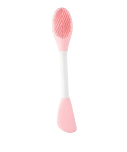 Premium 2-in-1 Double-Ended Silicone Face Mask & Cleansing Brush - Soft Skin Care Applicator for Cream, Lotion, Moisturizer - Multicolor - Perfect for Spa, Home Facial & Travel Skincare Routine