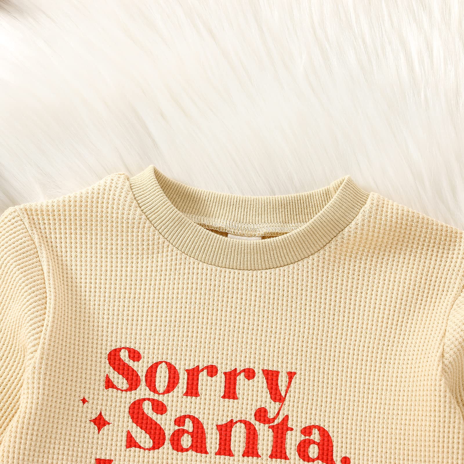 Santa Baby Romper Jumpsuit - Newborn Christmas Outfit for Boys & Girls | Cozy Long Sleeve Winter Clothes for Holiday Photos & Family Gatherings